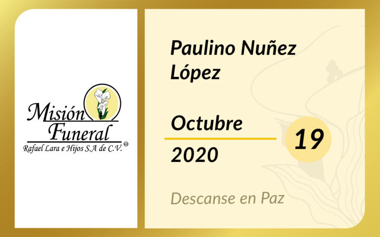 Paulino Núñez López